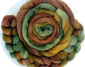 BFL/Silk 4 Oz. Combed Top  Copper Mine