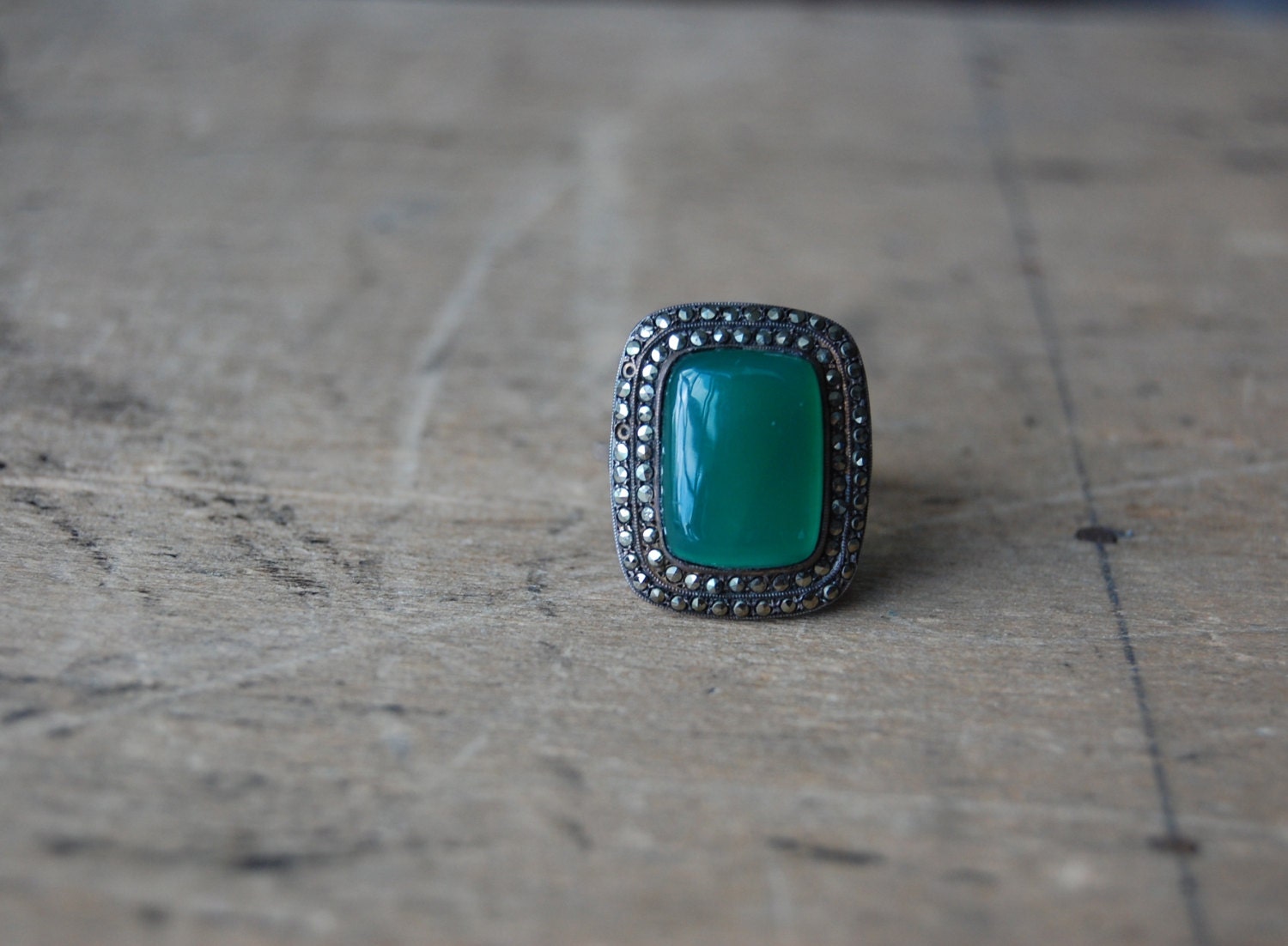 Art Deco Great Gatsby cocktail ring / DAISYS DOCK