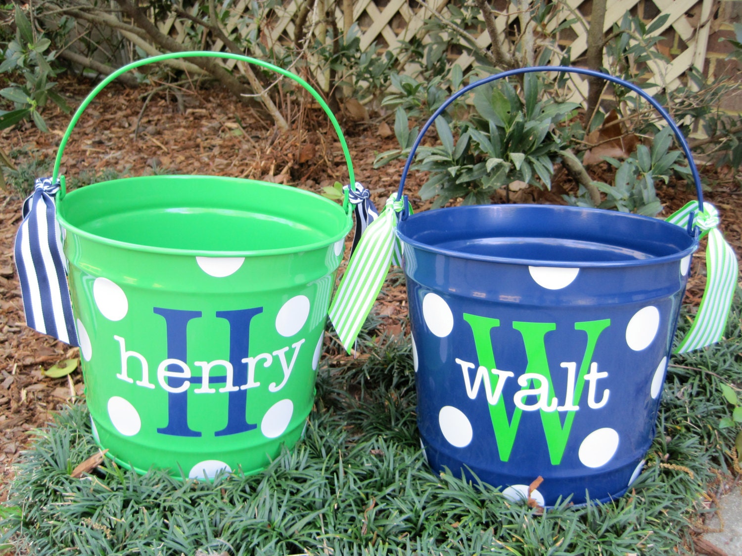Personalized Easter Bucket 10 QT assorted colors