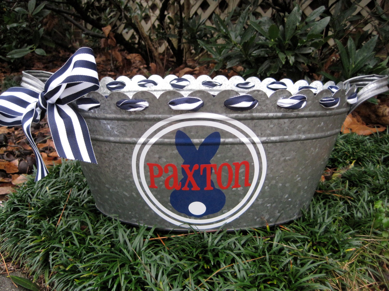 Personalized Easter tubs-assorted colors available