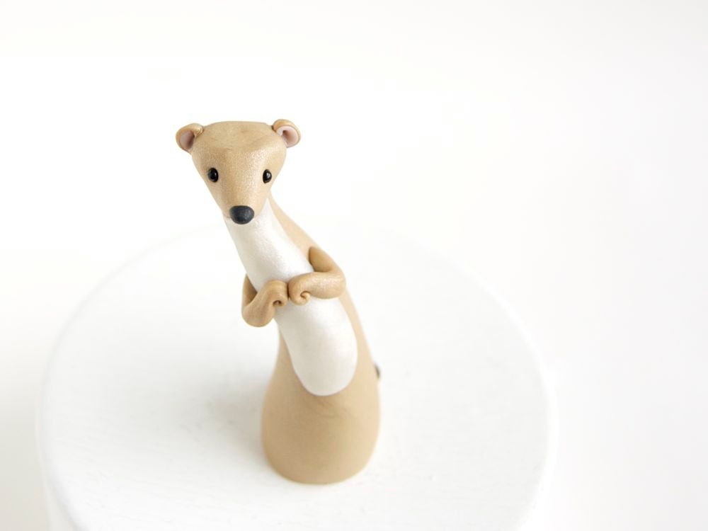 Weasel Figurine by Bonjour Poupette