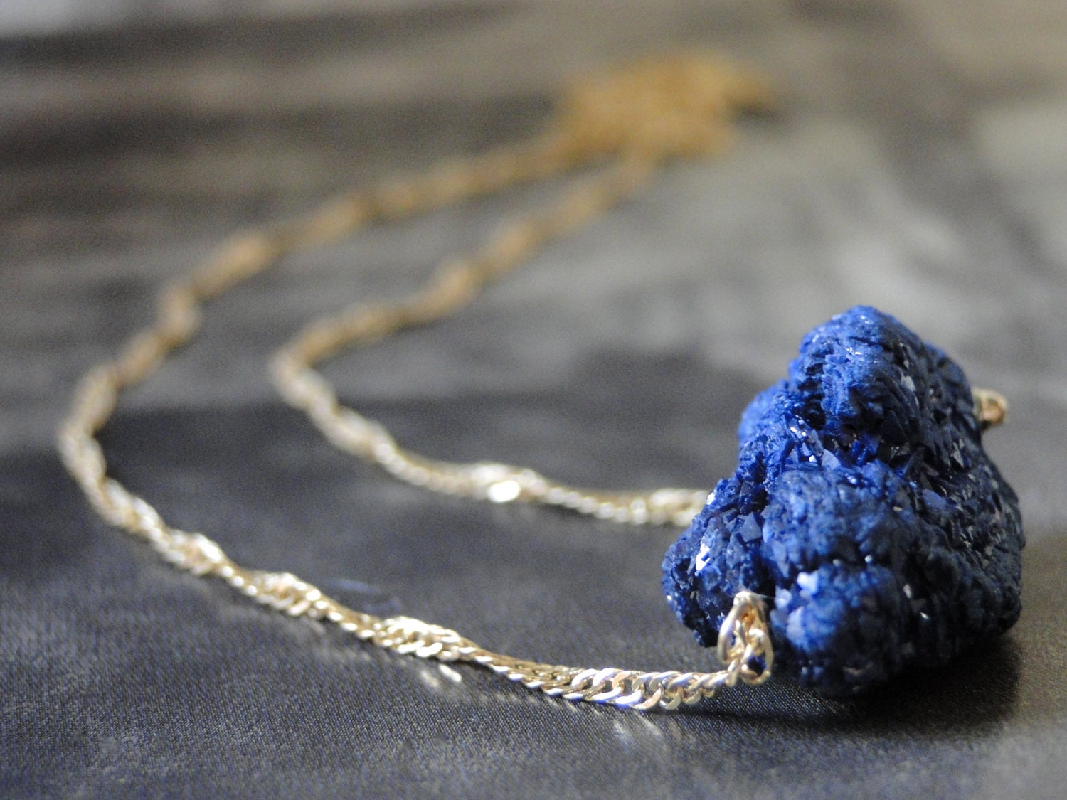 Statement necklace, RARE Gemstone Necklace, Moroccan and Gold Plated Necklace, Accessories