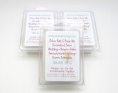 Personalized Label 100% Soy Breakaway Melt Favors