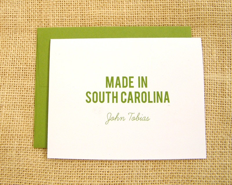Baby State Pride Personalized Stationery