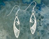 Earrings Wire Wrapped Silver