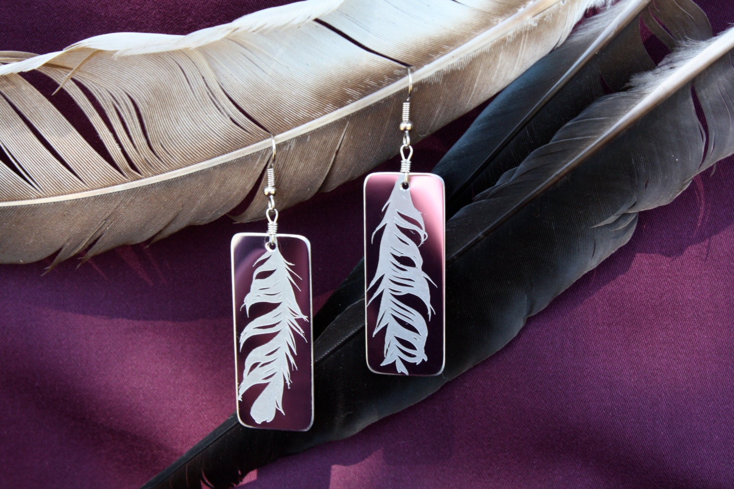 feather earrings