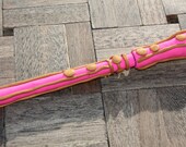 Custom TARDIS PINK Sonic Screwdriver Doctor Who DALEK Inspired Pen Removable lid black replaceable ink Dr Who Sci-fi Geekery