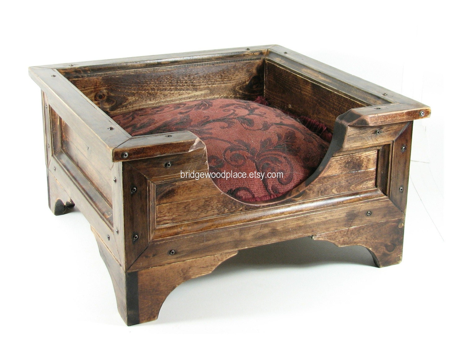 Pet Bed Furniture Cat Bed Small Dog Bed Wood Crate Wooden Box