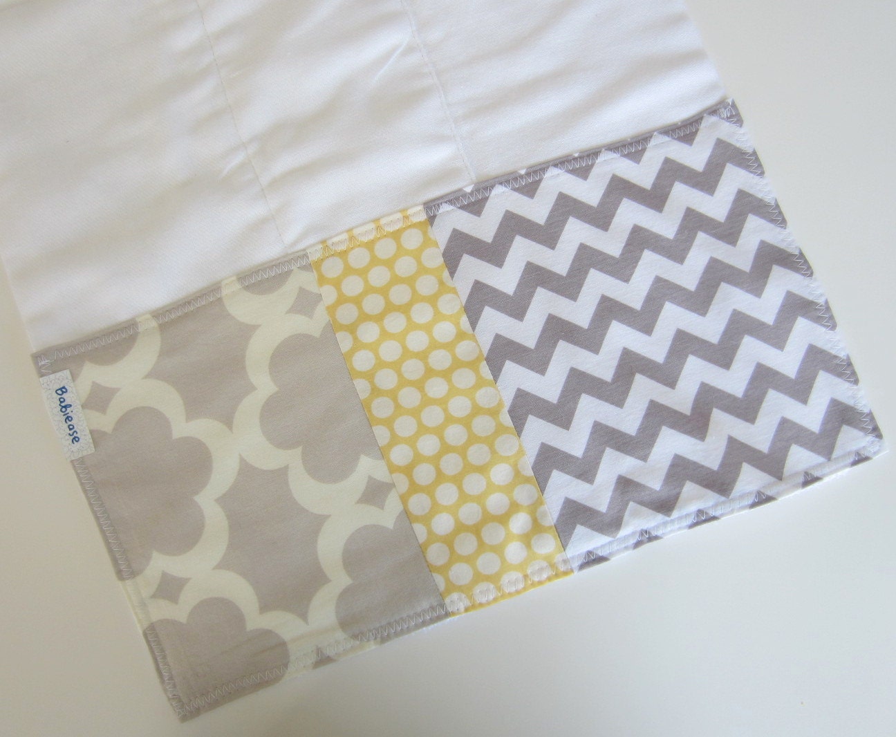 Baby Burp Cloths / Baby Yellow Grey Burpcloth / Chevron Burpcloths / Babiease Baby Boutique / Custom Baby Gifts