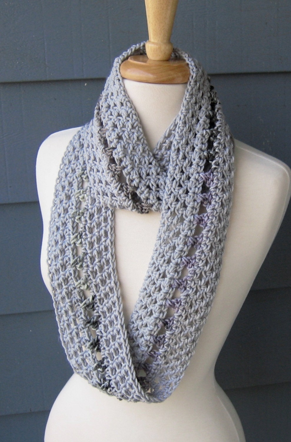 CROCHET PATTERN / DIY Project -  Phoebe-2 Infinity Scarf (not the actual scarf)