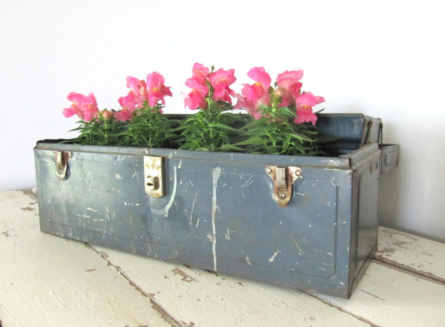 Vintage Industrial Tool Box