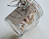 embellishment kit mini jar with beads bows sequins embellishments by oscar & ollie