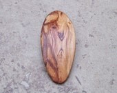 Lovely Cherry Wood Hair Barrettes, Natural Wooden Hair Clips - 2"(5.1cm) Barrette Clip - 923