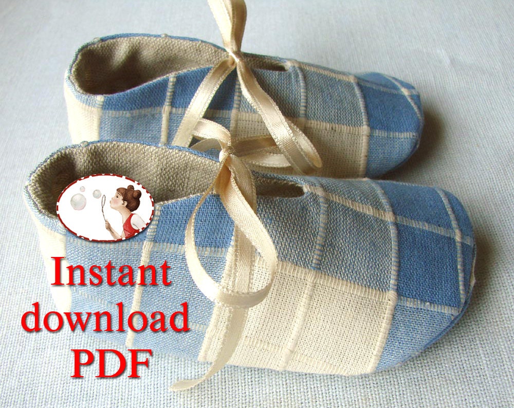 Baby. Boy. Girl. Shoes. Blue Meadow. Sewing. Pattern. PDF. 0-24 months
