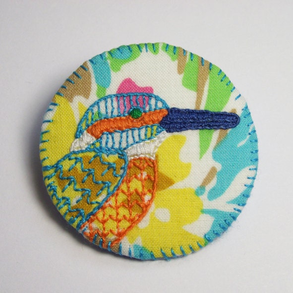 Mr Kingfisher Brooch