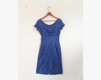 1950s-1960s MAD MEN bow wiggle dress
