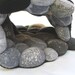 Stone path mat throw rug