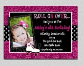 Roller Skating Birthday Invitation Roller Skating Birthday Party Invitation Printable Digital Il_170x135