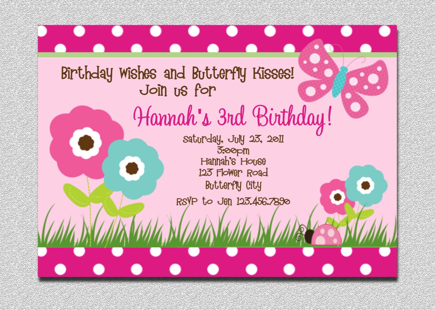 Butterfly Party Invitation Butterfly Birthday Party Invite or Baby Shower Invitation Printable Il_170x135