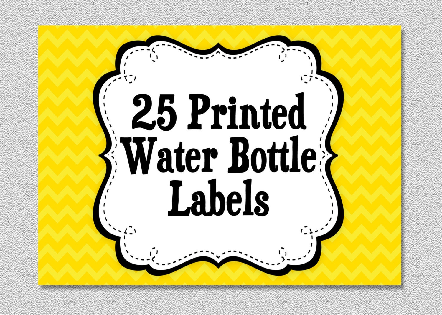 Water Bottle Labels, 25 Water Resistant Water Bottle Labels Any theme in my shop Il_170x135