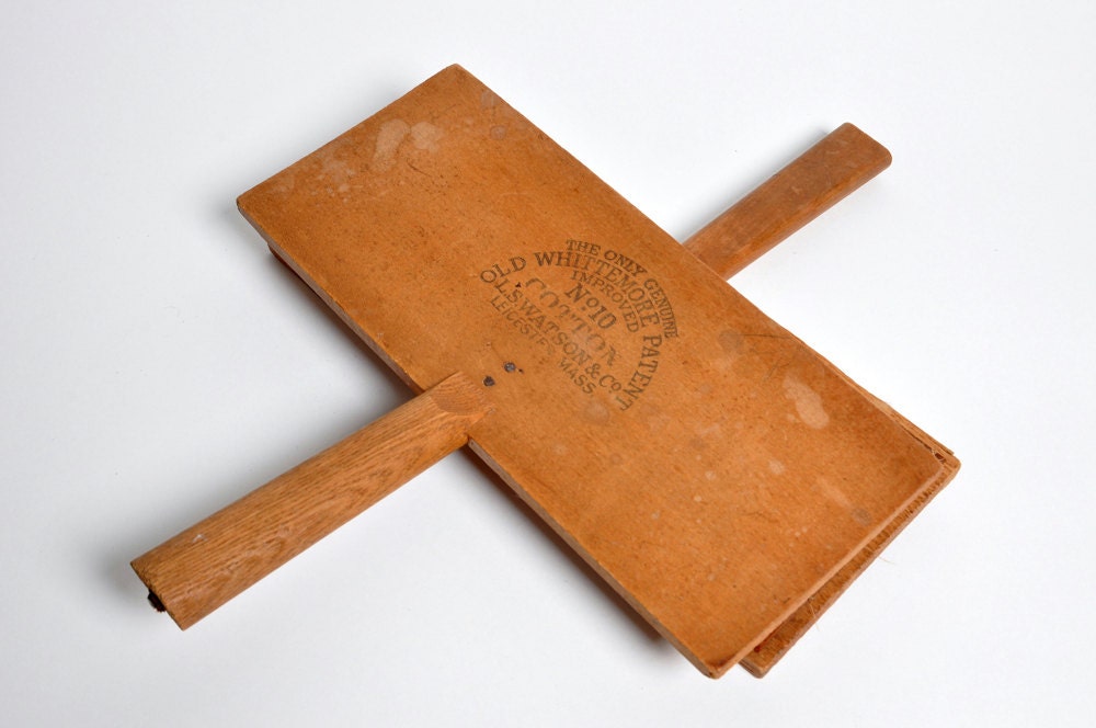 Antique Cotton Cards for Weavers, Spinners or for Display - Weaving Tools Made in Massachusetts