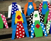Jockey silk cutout