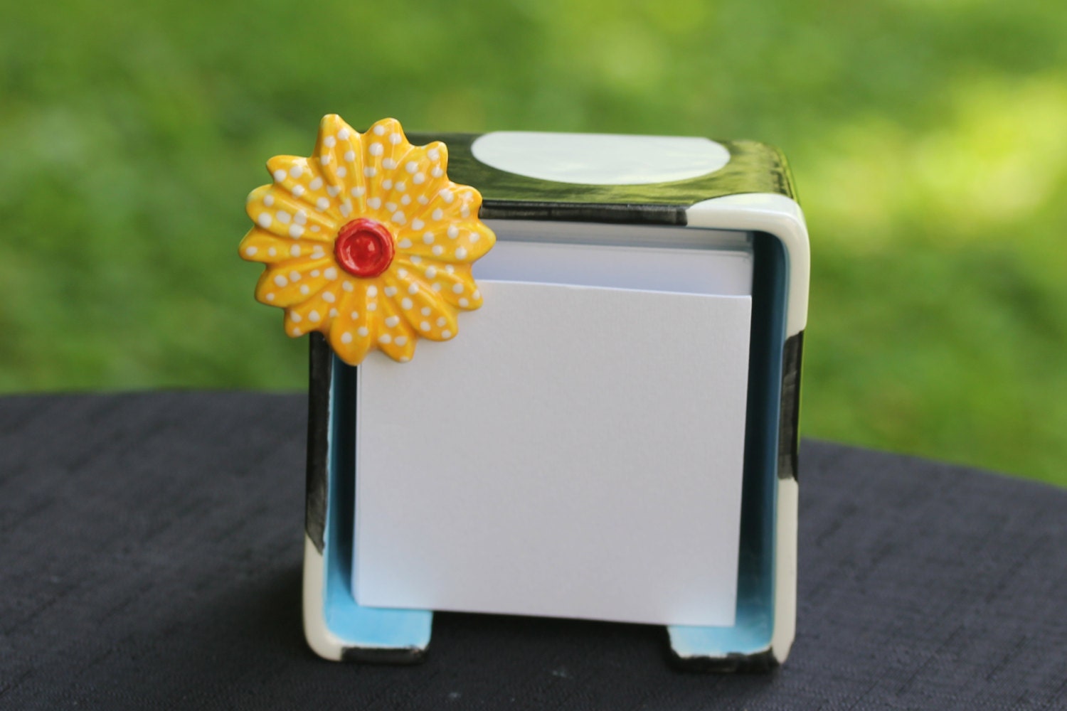 Flower note holder