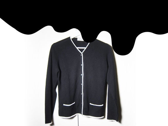 Cashmere Cardigan . Neiman Marcus . Black