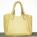 Julia xl. Light Yellow Leather Tote--Bag - Handbag / free leather pouch