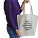well behaved women book tote bag