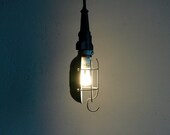 Vintage Industrial Cage Lamp/Lattern