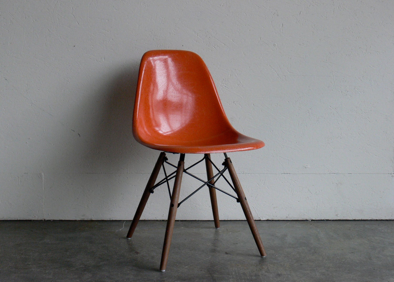 RESERVED LISTING-Eames for Herman Miller Dowel Base Side Chair-DSW