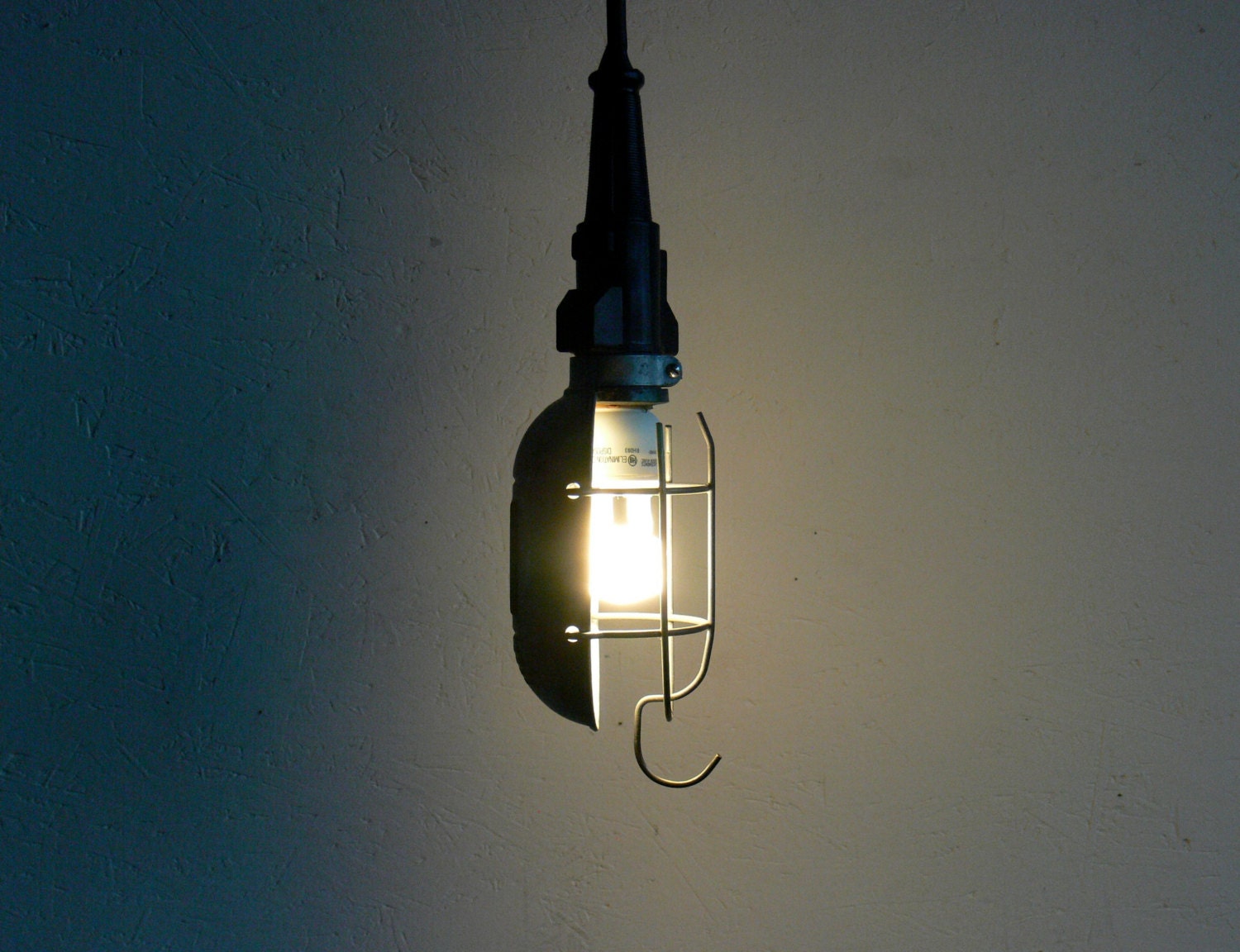 Vintage Industrial Cage Lamp/Lattern
