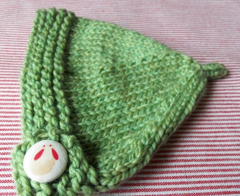 Spring Green Baby Hat