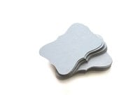 24 light grey / Silver Bracket cards (3.5 x 2.5 inches) cardstock die cuts A230 Il_170x135