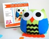 Make Your Own OWL PILLOW - Sewing Kit A679 Il_170x135