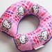 Child Travel Neck Pillow - Hello Kitty (w/ Purple Minky)
