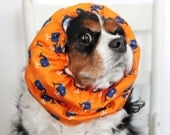 Navy Whales Dog Snood / Preppy