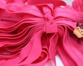 10 yard 5/8 inch (9) Almost Hot Pink (STOCK COLOR)  foldover elastic trim FOE Bella twist ties diapers