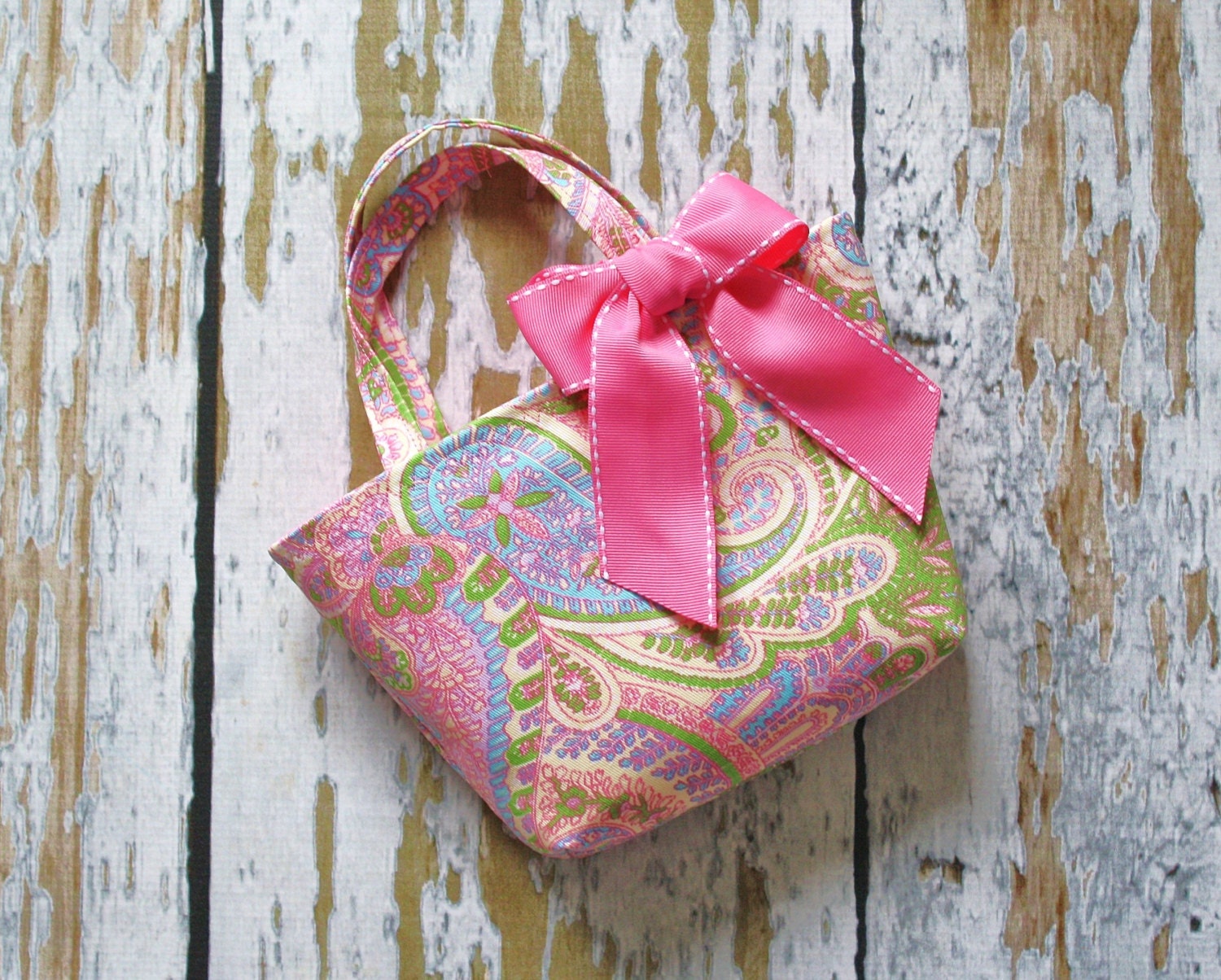 Pretty Paisley Toddler Tote - Can Be Personalized