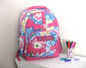 Personalized Backpack Girls (Large Size) -- Hibiscus