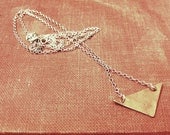 Little Copper Triangle Necklace