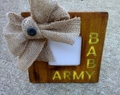 ARMY Baby Hand Painted Picture Frame