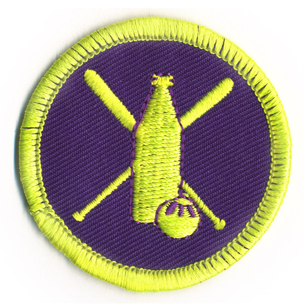 Drunk Wiffleball Badge