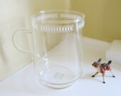 Vintage Schott Tea/Coffee Mug of Borosilicate Glass with Bauhaus Design