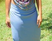Shanti Harem Stretch Yoga Pants (Periwinkle)
