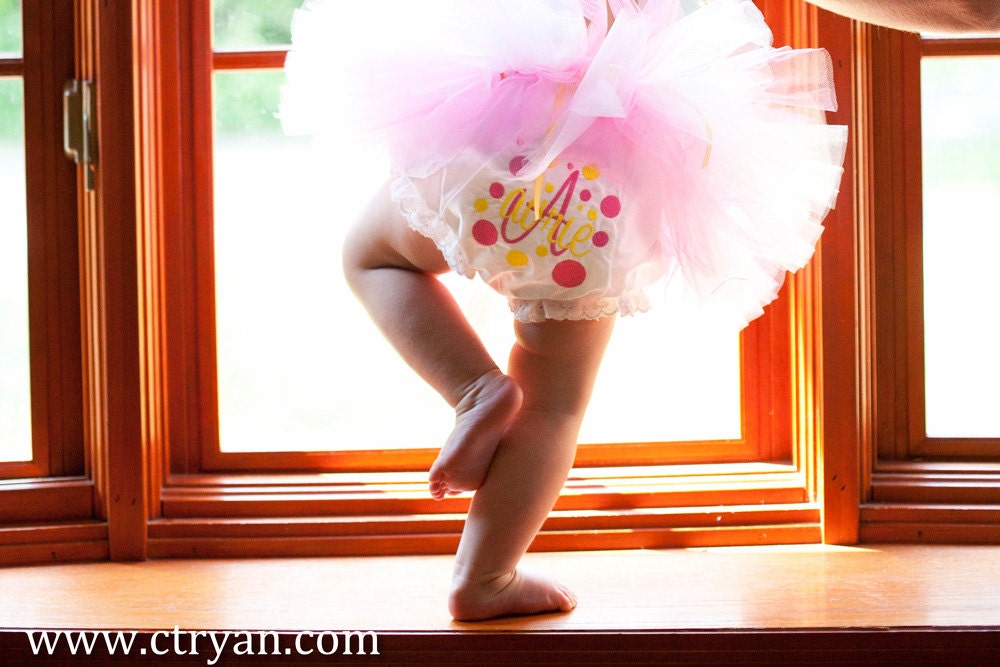 Polka Dot Baby Bloomers Personalized