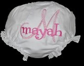 Personalized Diaper Covers Baby Bloomers with Design Stitch