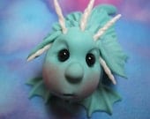 Follye Blushing Baby Dragon OOAK SCULPT by Artist Ann Galvin Coupon Code GOBLINRY