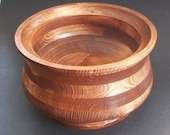 Hand Turned Wood Bowl, Pine, Decorative, 8.5" by 5"